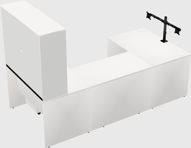 U-shaped desk