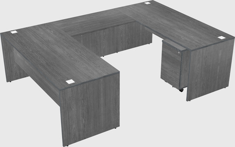 U-shaped desk