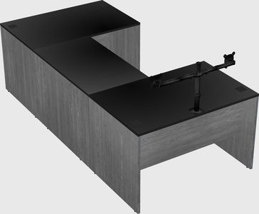 U-shaped desk