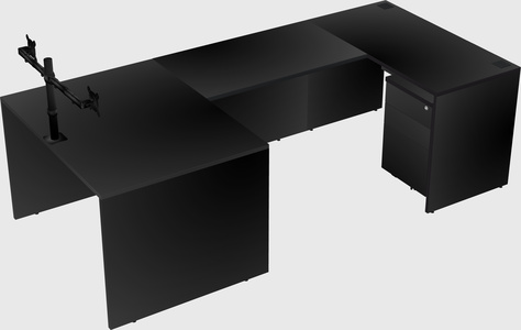 U-shaped desk