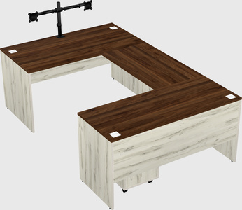 U-shaped desk