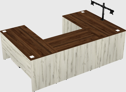 U-shaped desk