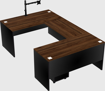 U-shaped desk