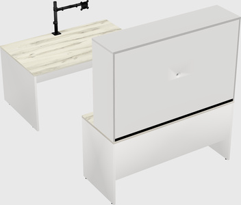U-shaped desk