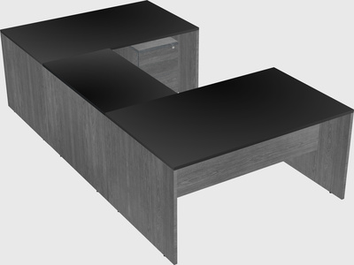 U-shaped desk
