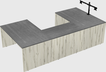 U-shaped desk