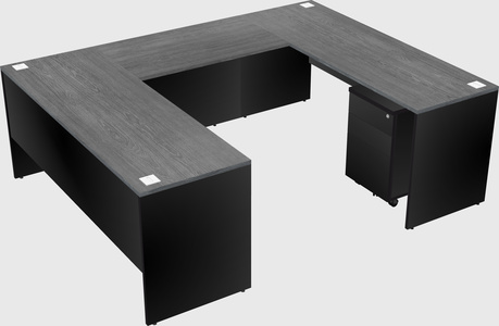 U-shaped desk