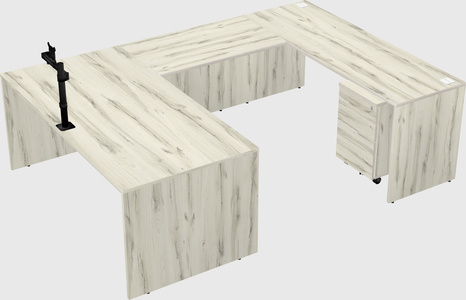U-shaped desk