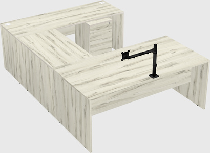 U-shaped desk