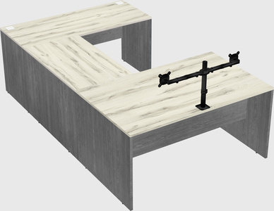 U-shaped desk