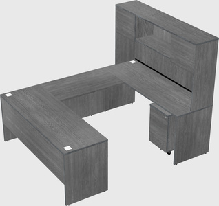 U-shaped desk