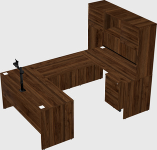 U-shaped desk
