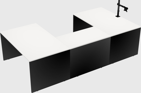 U-shaped desk