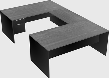 U-shaped desk
