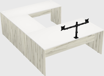 U-shaped desk