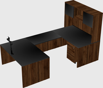 U-shaped desk