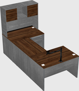 U-shaped desk