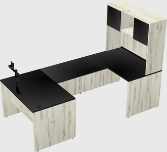 U-shaped desk
