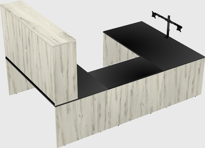 U-shaped desk