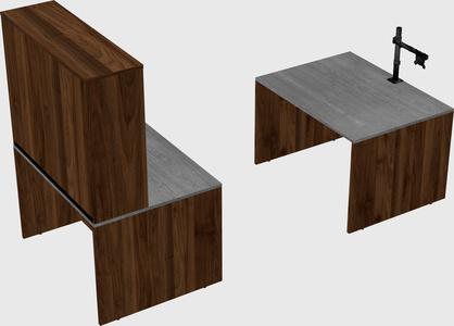 Parallel desk