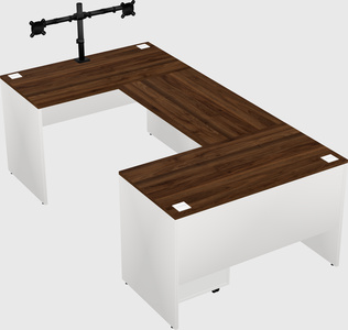 U-shaped desk