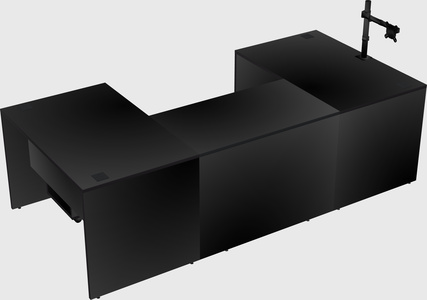 U-shaped desk
