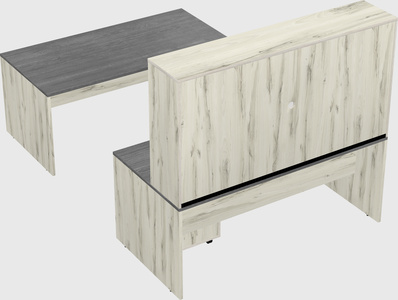U-shaped desk