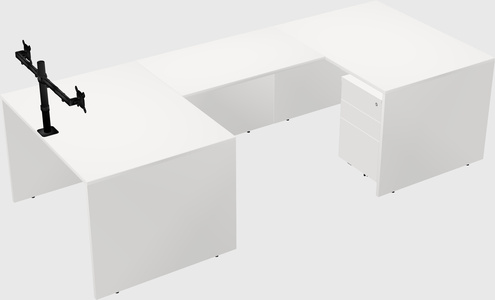 U-shaped desk