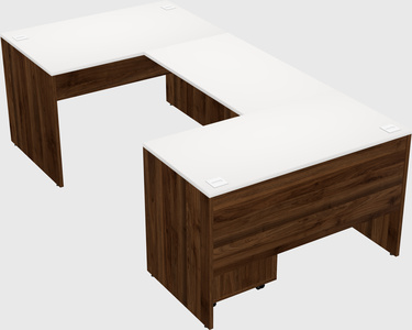 U-shaped desk