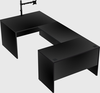 U-shaped desk
