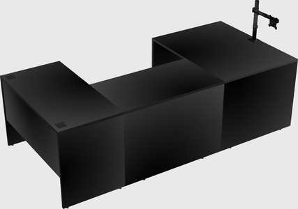 U-shaped desk