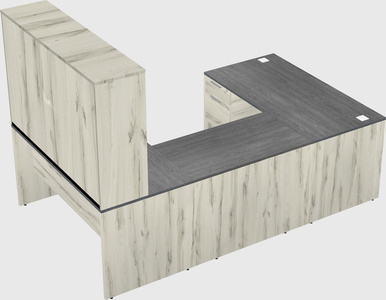 U-shaped desk