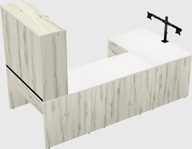 U-shaped desk