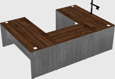 U-shaped desk