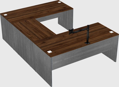 U-shaped desk