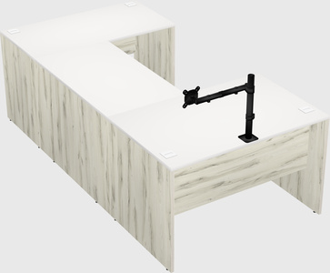 U-shaped desk