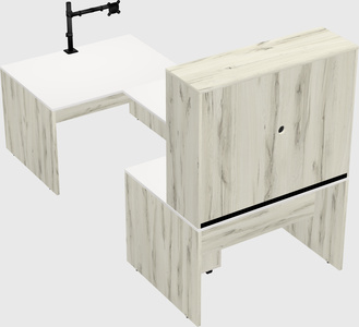 U-shaped desk