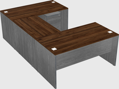 U-shaped desk
