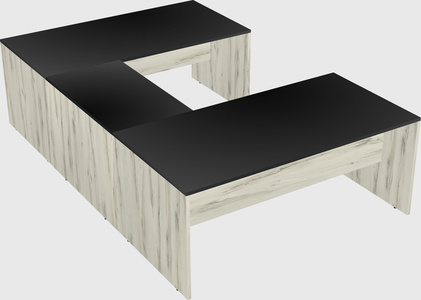 U-shaped desk