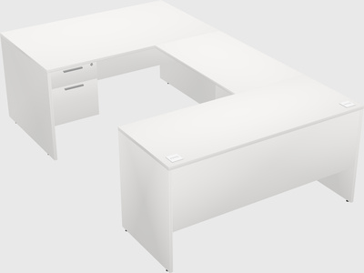 U-shaped desk