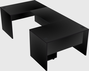 U-shaped desk