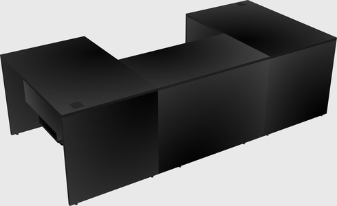 U-shaped desk