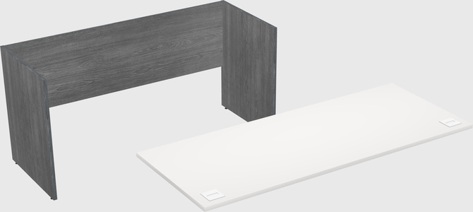 Credenza desk