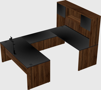 U-shaped desk