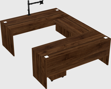 U-shaped desk