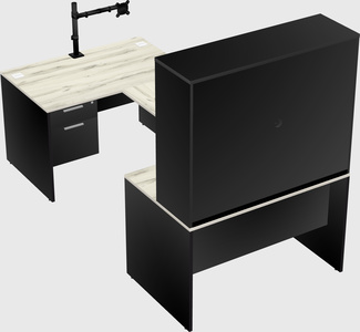 U-shaped desk