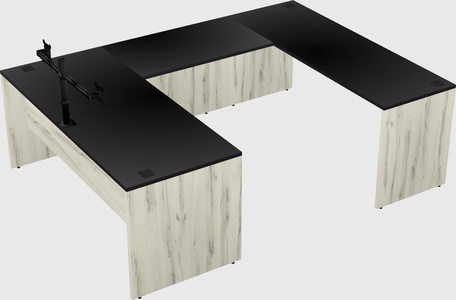 U-shaped desk
