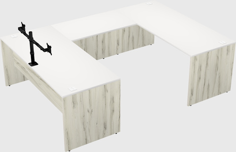 U-shaped desk