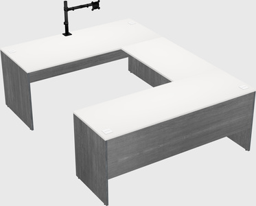 U-shaped desk