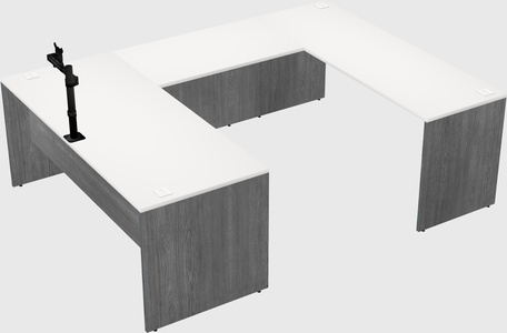U-shaped desk
